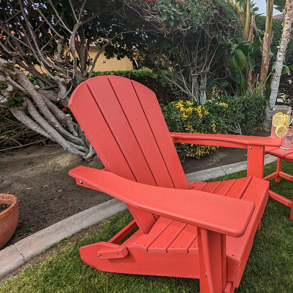 Heritage Folding Adirondack Chair by ResinTEAK