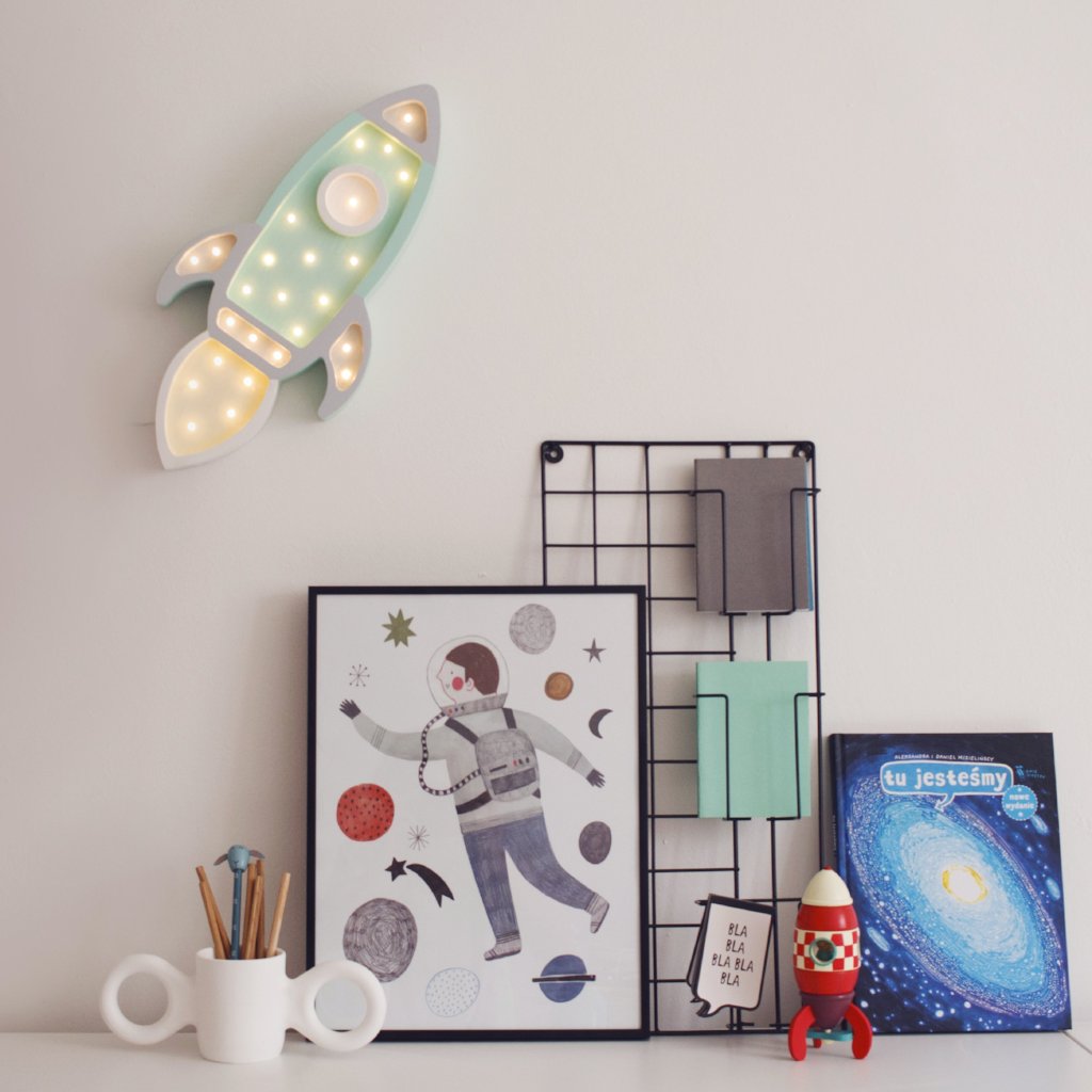 Little Lights Rocket Ship Lamp