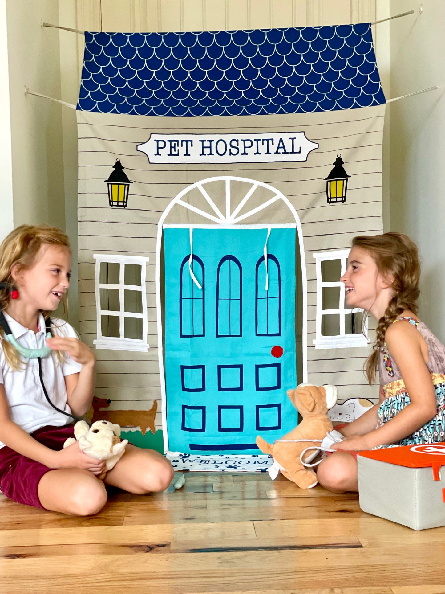 Pet Care Doorway Storefront with Care Kit