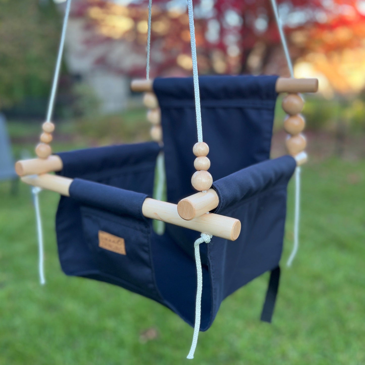 Premium Outdoor High Back Swing Navy