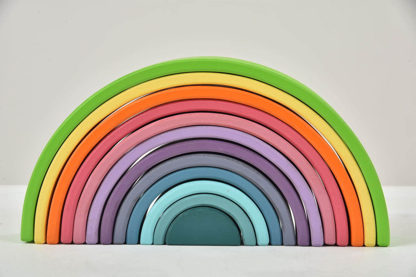 Wooden Rainbow Stacker Blocks