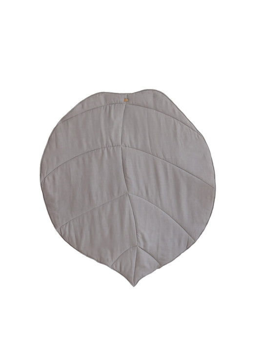 Linen Grey Leaf Mat