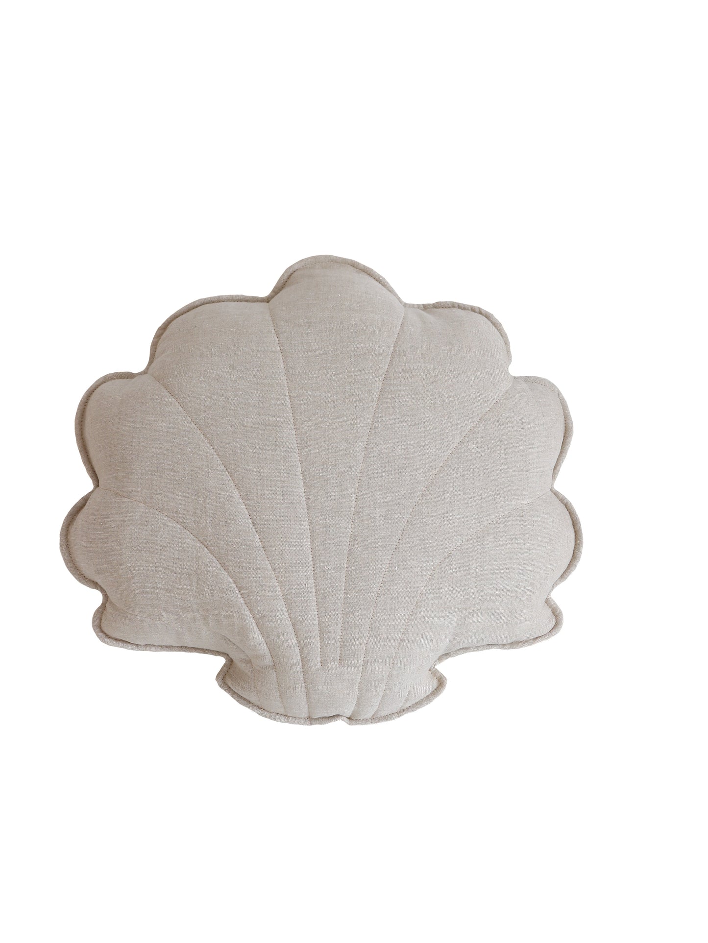 Linen Sand Shell Pillow