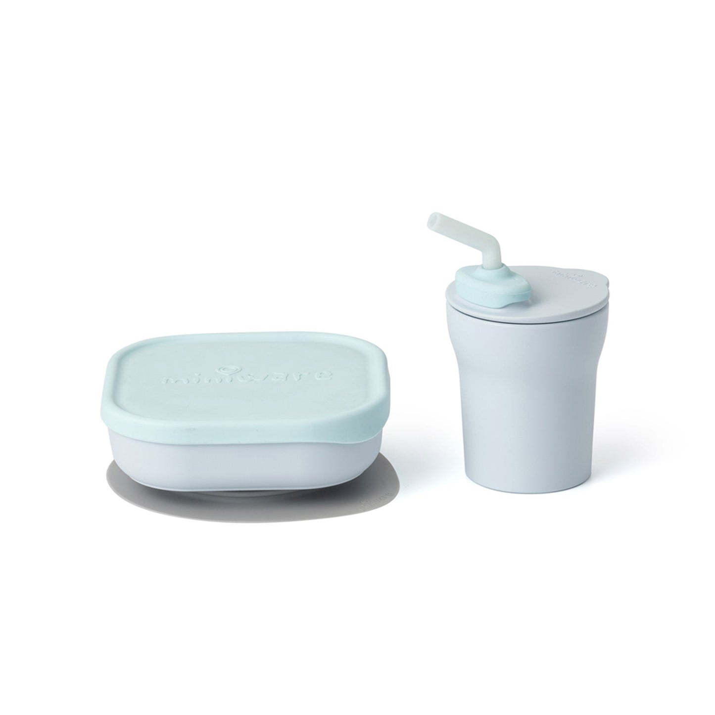 Sip & Snack: All Stages Cup and Bowl Set - Aqua