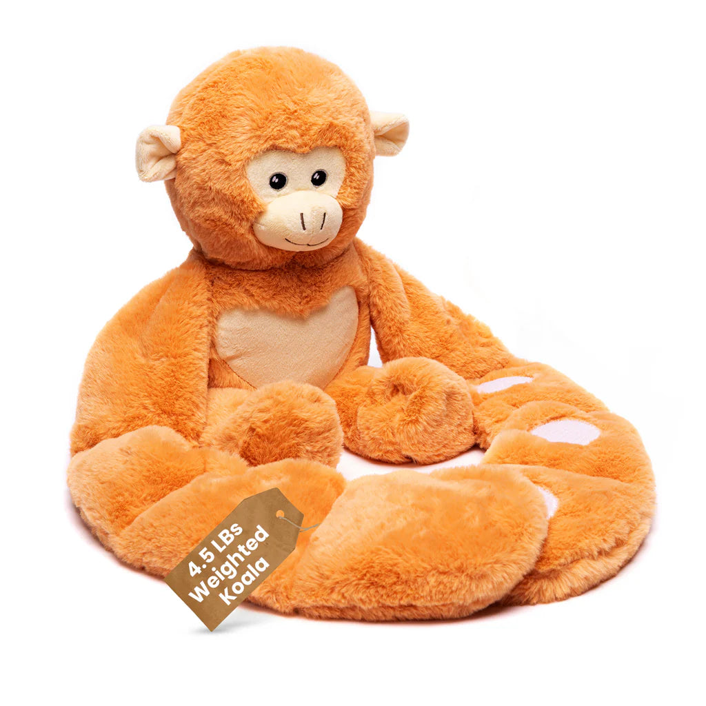 Cuddle Works Weighted Sensory Plush Toy Monkey Hugger