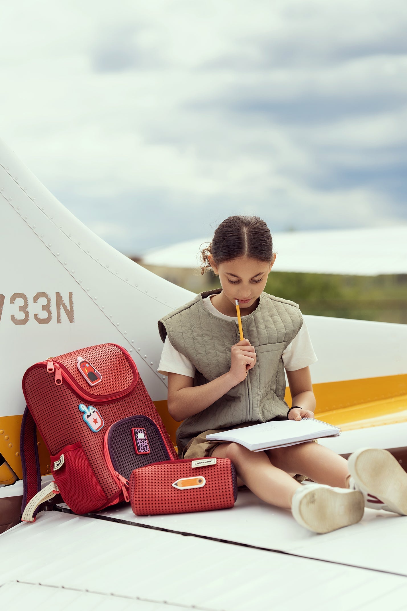 Student Backpack Multi Rose