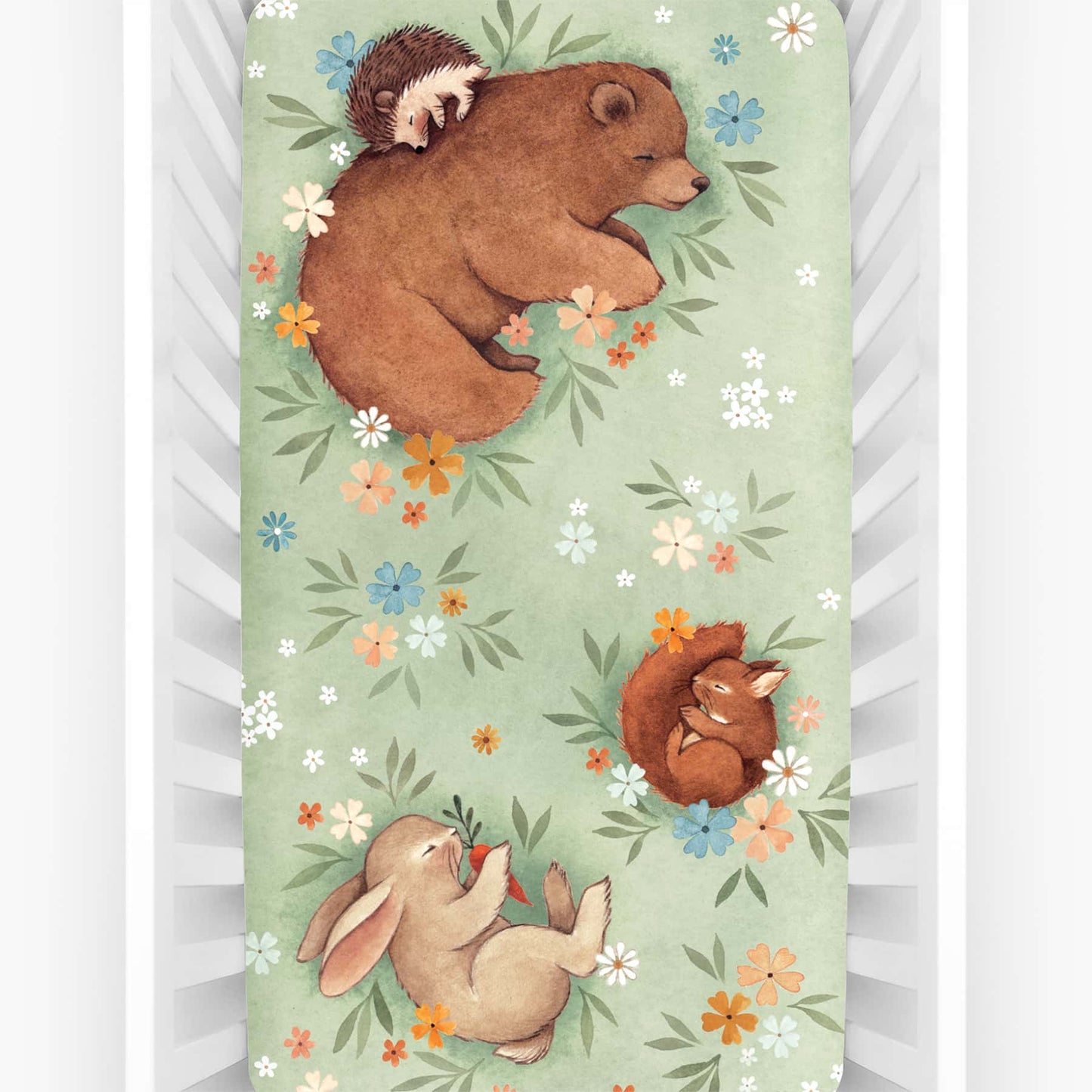 Enchanted Meadow Standard Size Crib Sheet