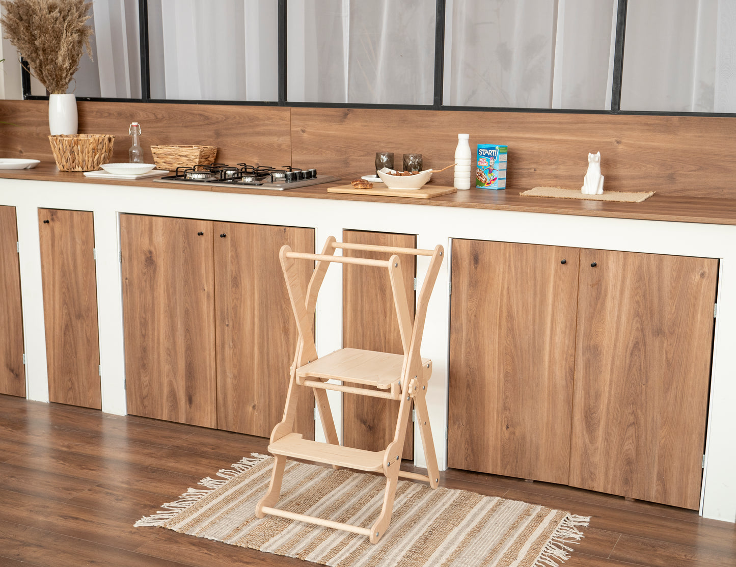 Foldable Kitchen Tower Desk