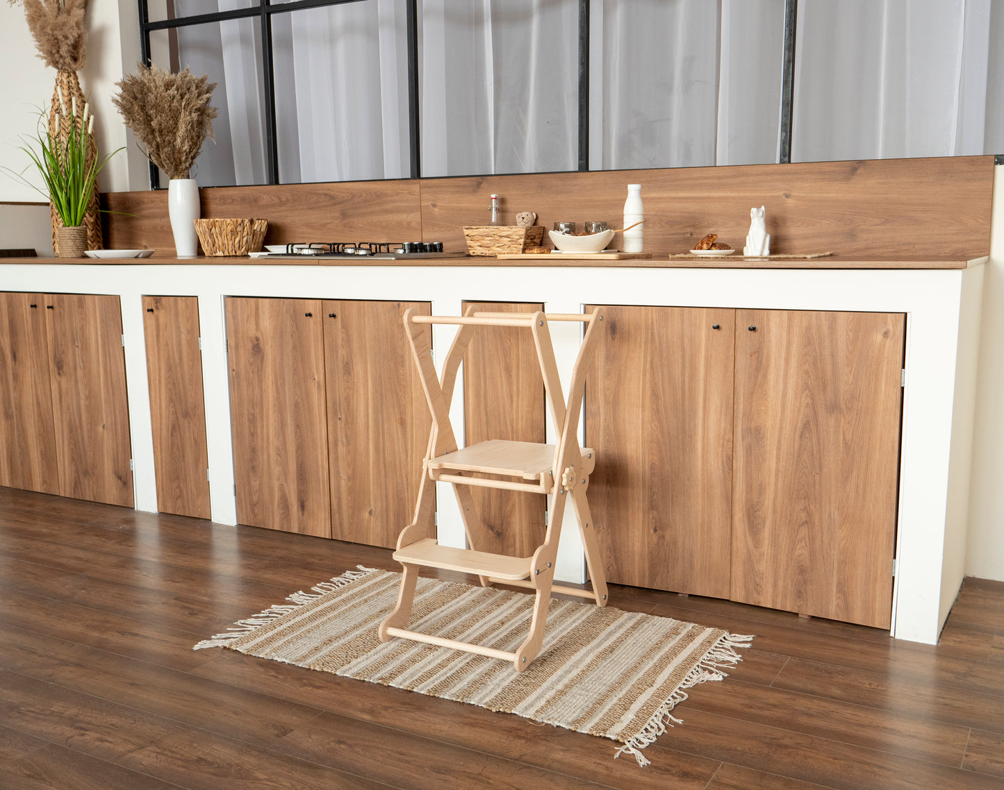 Foldable Kitchen Tower Desk