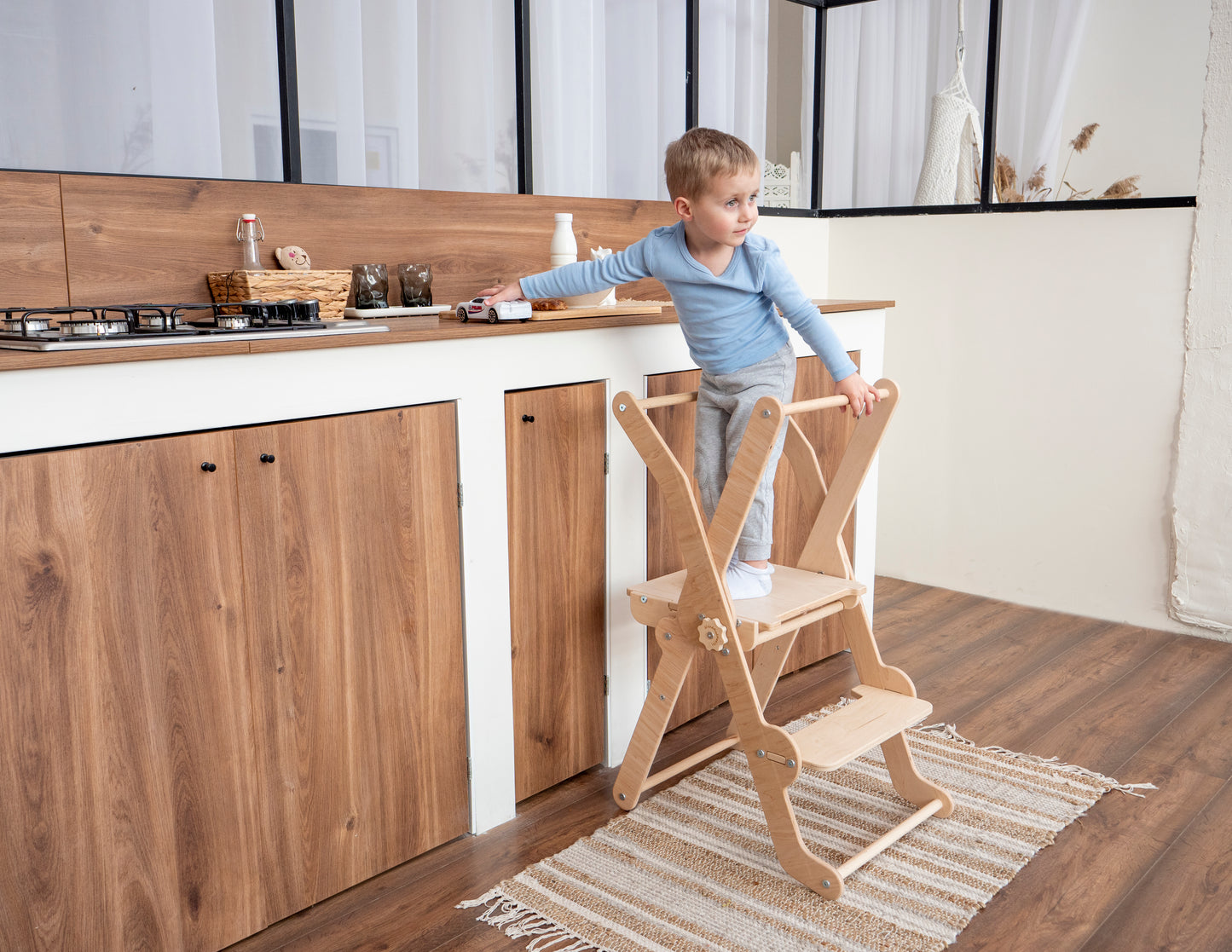 Foldable Kitchen Tower Desk