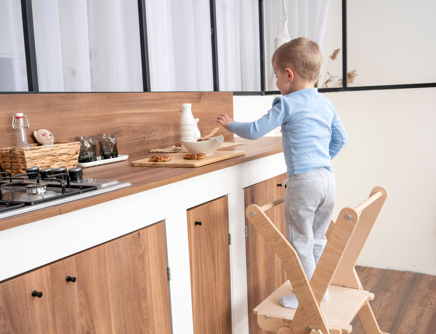 Foldable Kitchen Tower Desk