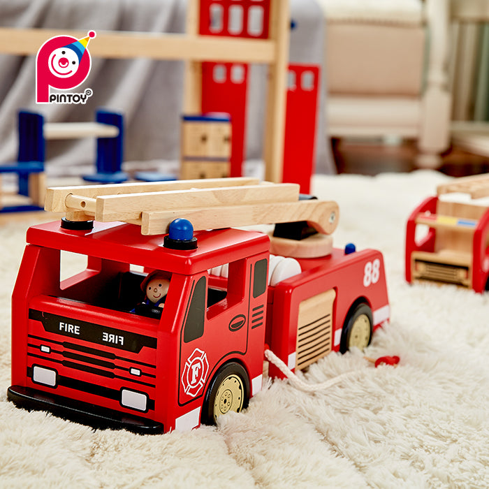 Wooden Fire Engine *Coming Soon! - Oliver Ruffus