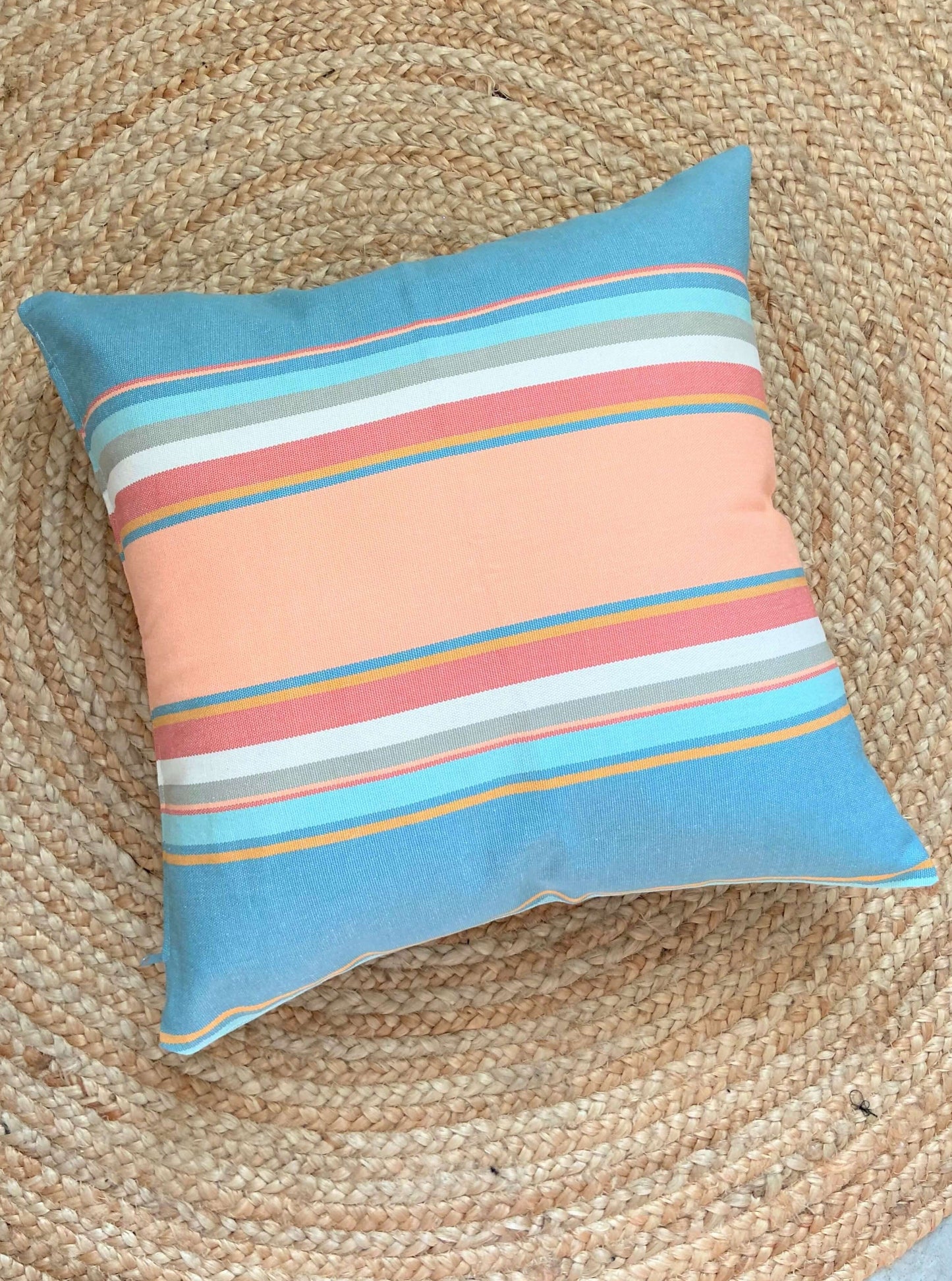 Striped Pink Cotton Canvas Hammock | PASTEL