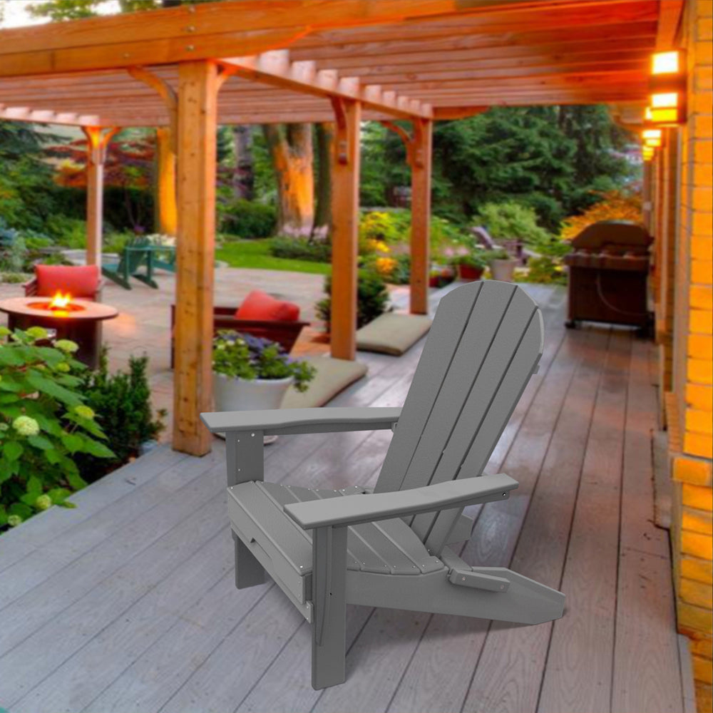 Heritage Folding Adirondack Chair by ResinTEAK