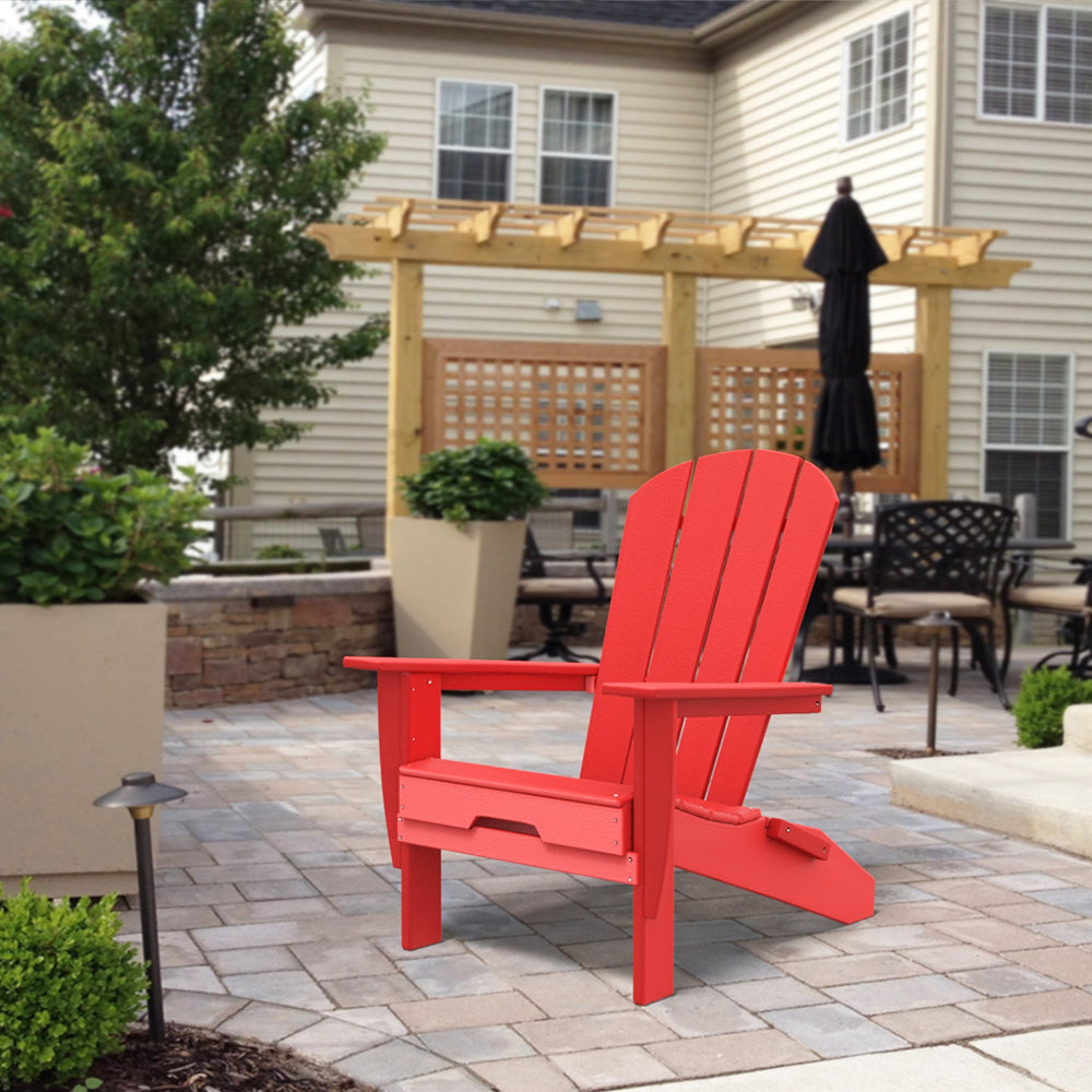 Heritage Folding Adirondack Chair by ResinTEAK