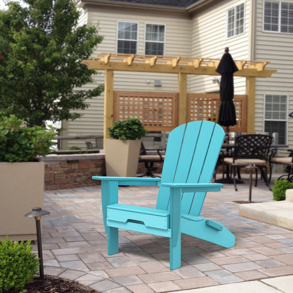 Heritage Folding Adirondack Chair by ResinTEAK