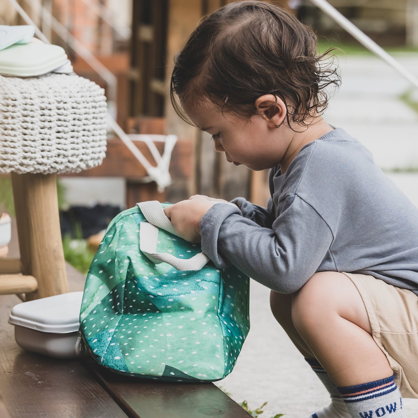 Ready Go! Bento Mealtote & GrowBento Set - Prickly Pear