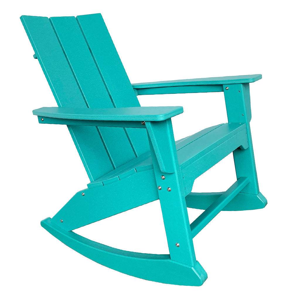 RESINTEAK Modern Adirondack Rocking Chair