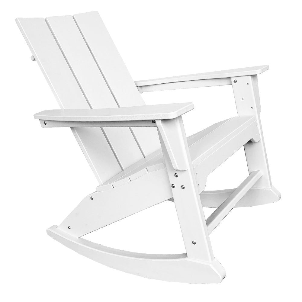 RESINTEAK Modern Adirondack Rocking Chair