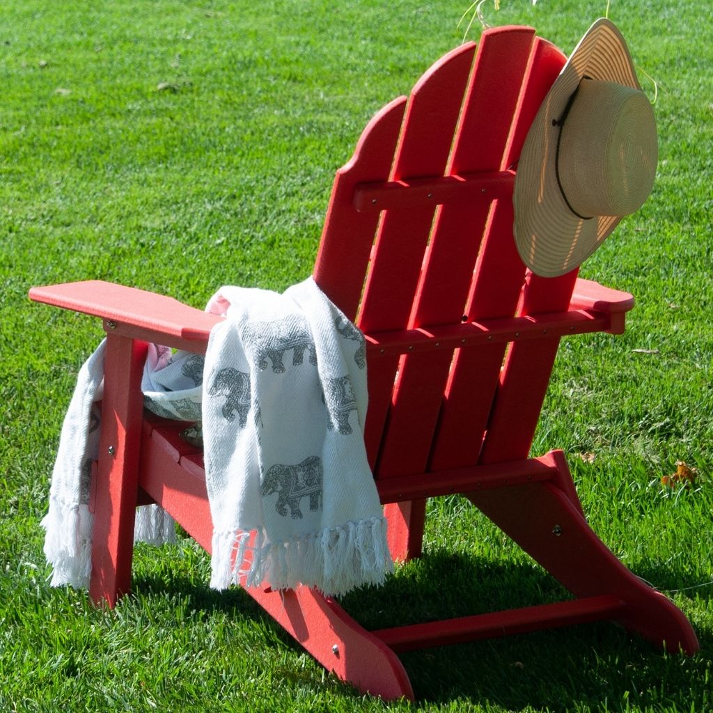 New Tradition Folding Adirondack Chair by ResinTeak