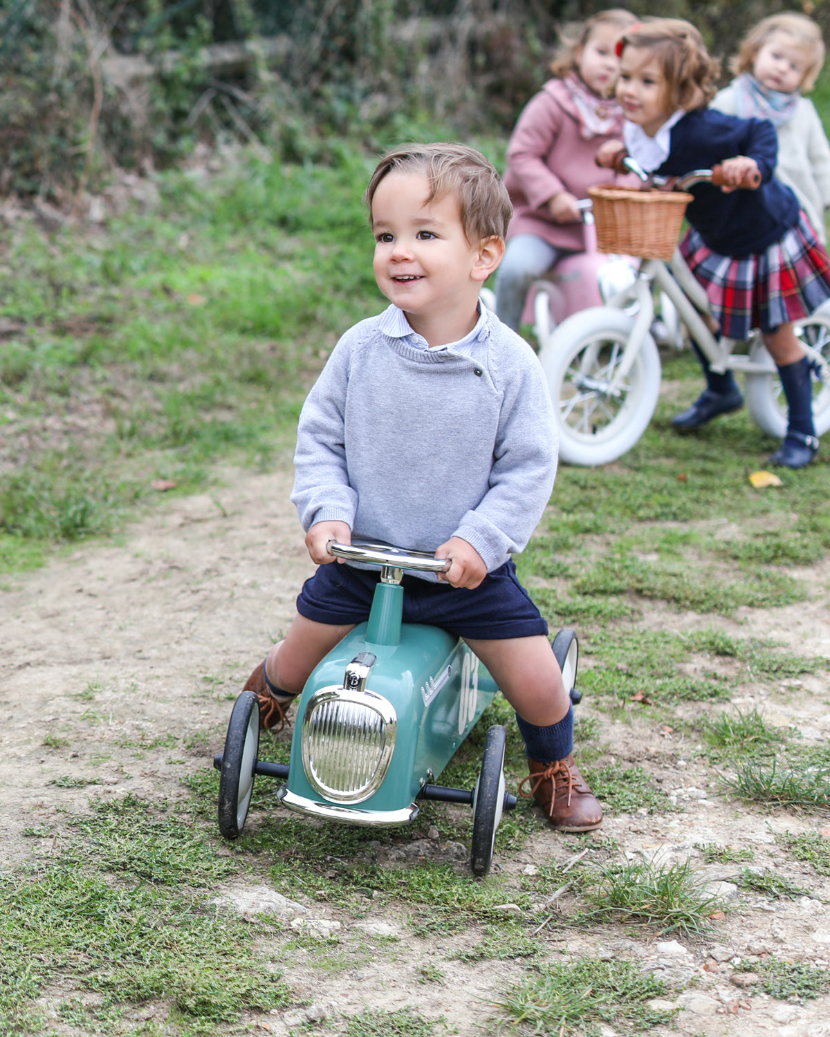 Ride-On Roadster Tender Green