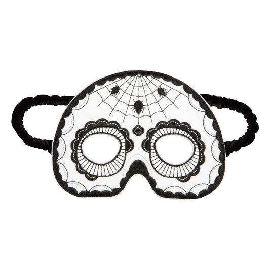 Black Halloween Skull Mask