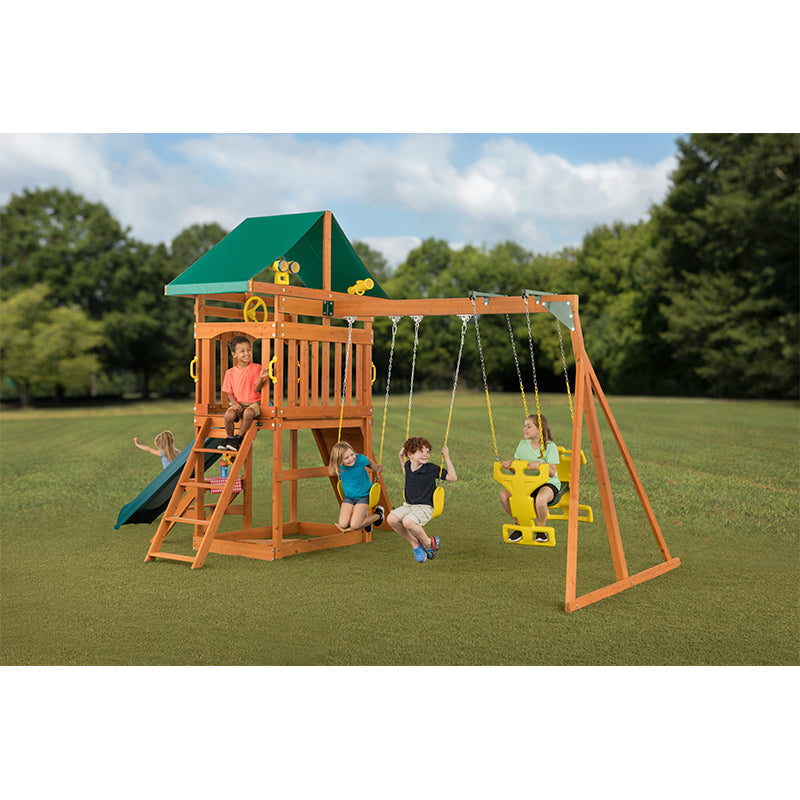 Sky View Wooden Swingset