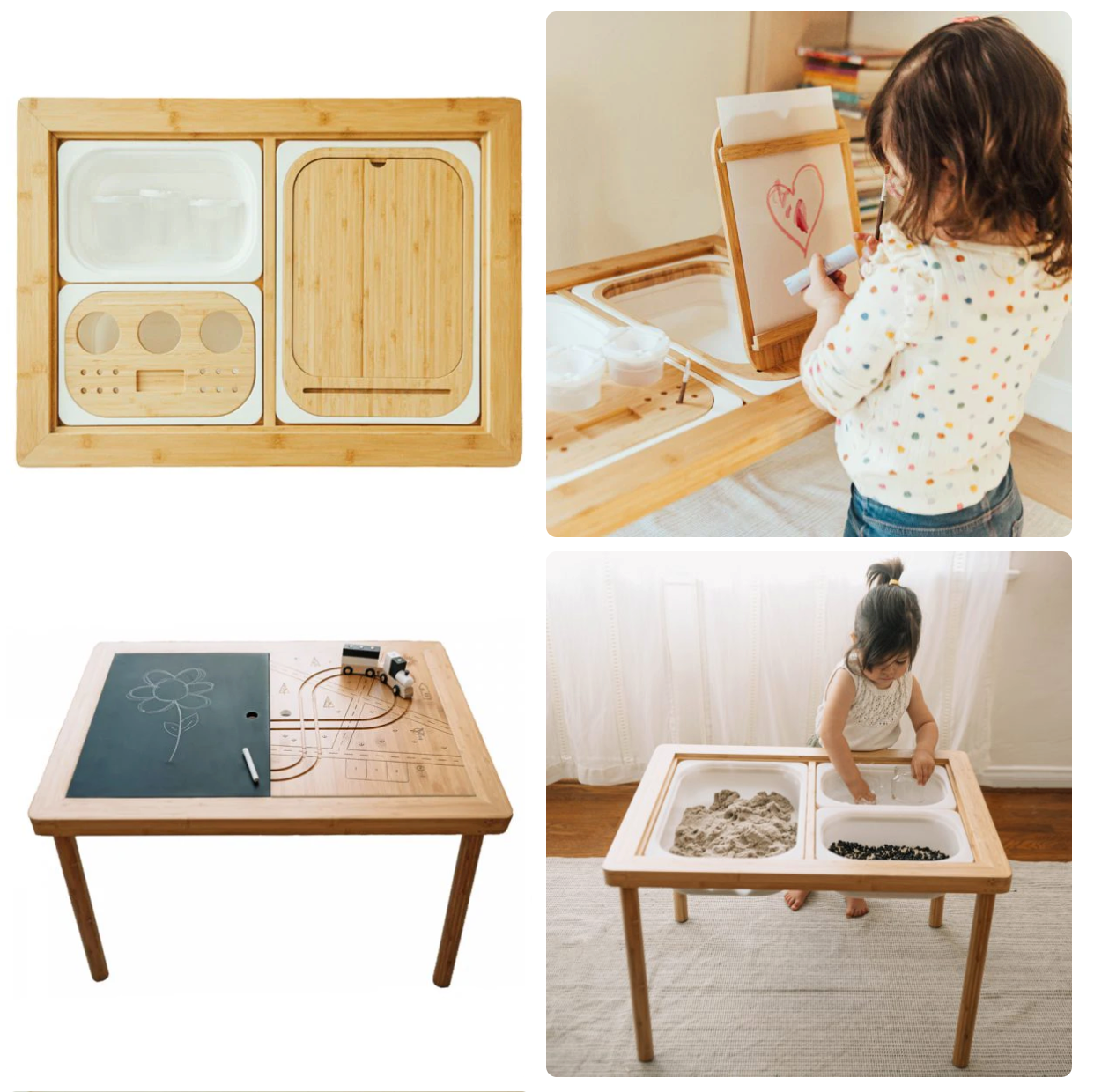 Land, Sand and Water Table with Art Center | Bundle and Save - Oliver Ruffus