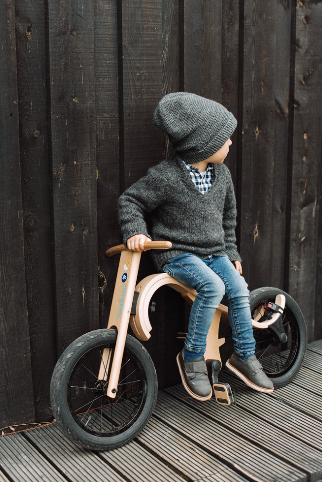 Pedal Bike Add-on For The 3in1 Bike Birch Wood - Oliver Ruffus