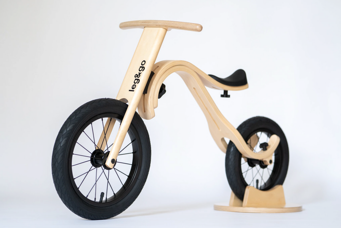 3in1 Bike Birch Wood WITH Pedal Bike Add-on - Oliver Ruffus