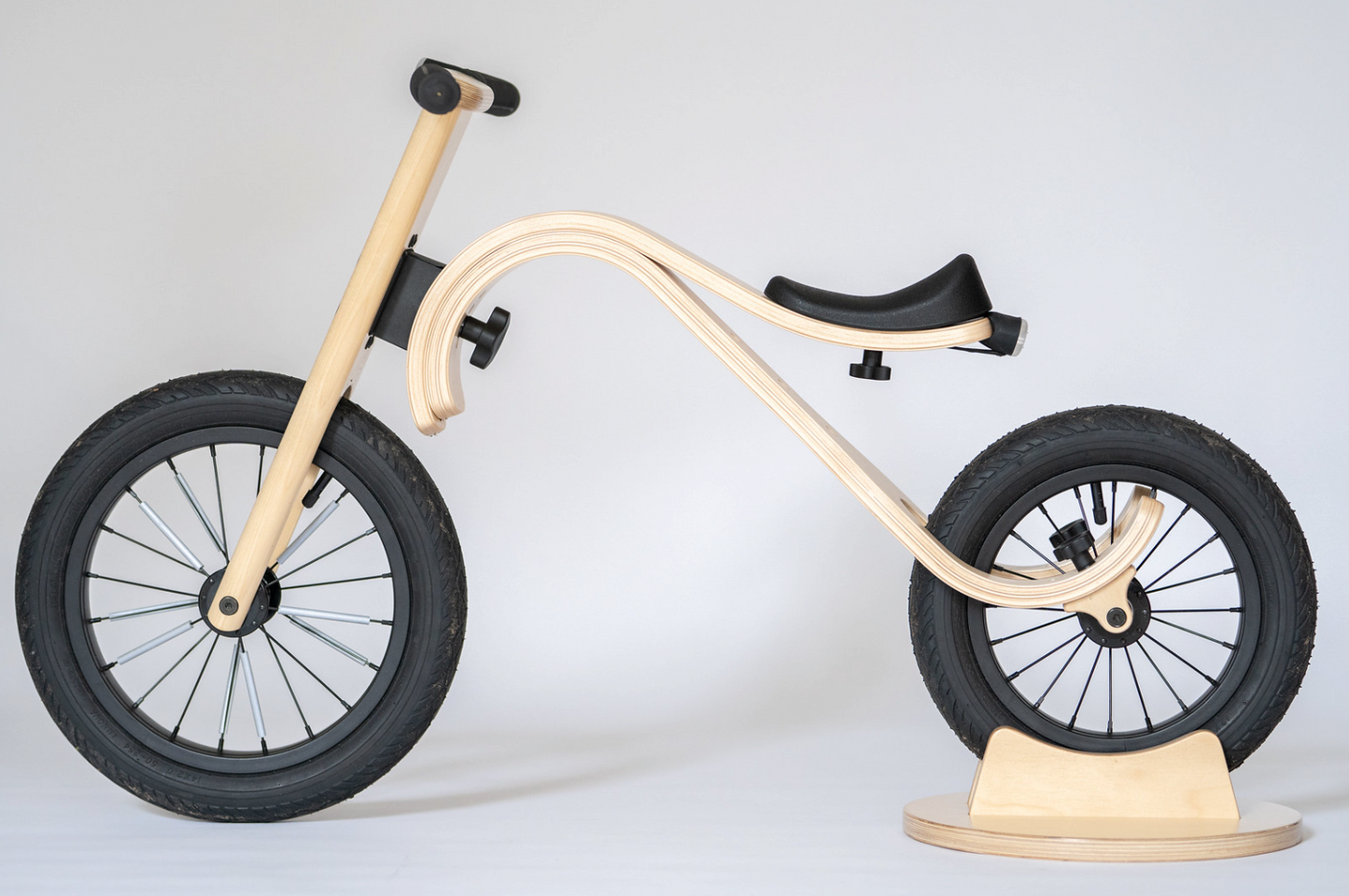 3in1 Bike Birch Wood WITH Pedal Bike Add-on - Oliver Ruffus