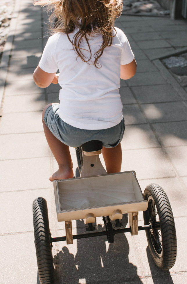 Tricycle Add-on For The 3in1 Bike Birch Wood - Oliver Ruffus