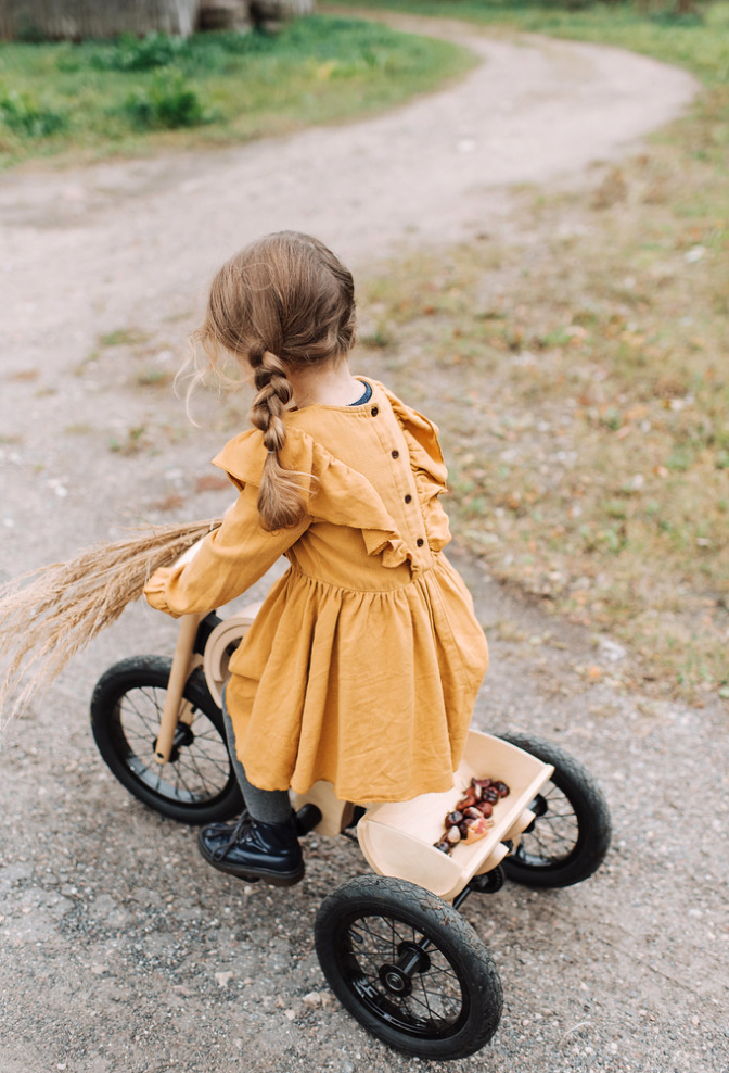 Tricycle Add-on For The 3in1 Bike Birch Wood - Oliver Ruffus