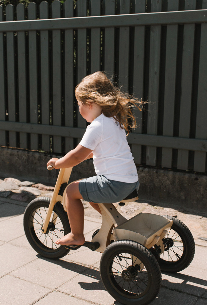 Tricycle Add-on For The 3in1 Bike Birch Wood - Oliver Ruffus