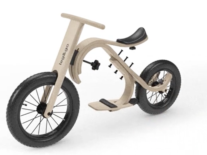 Downhill Bike Add-on For The 3in1 Bike Birch Wood - Oliver Ruffus