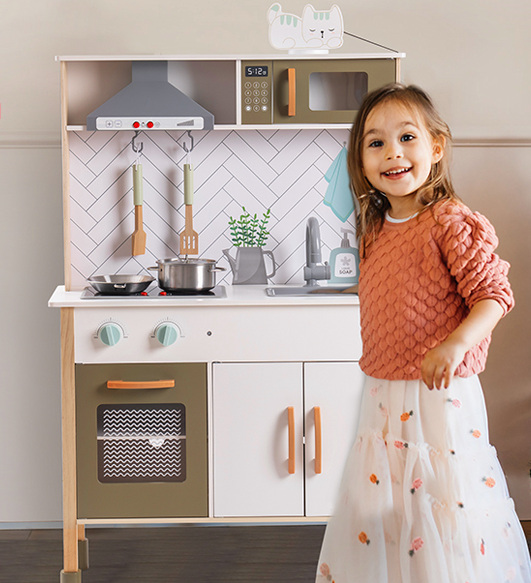 Contemporary Play Kitchen - Oliver Ruffus