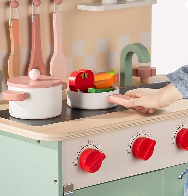 Toddler Kitchen with Play Food - Oliver Ruffus