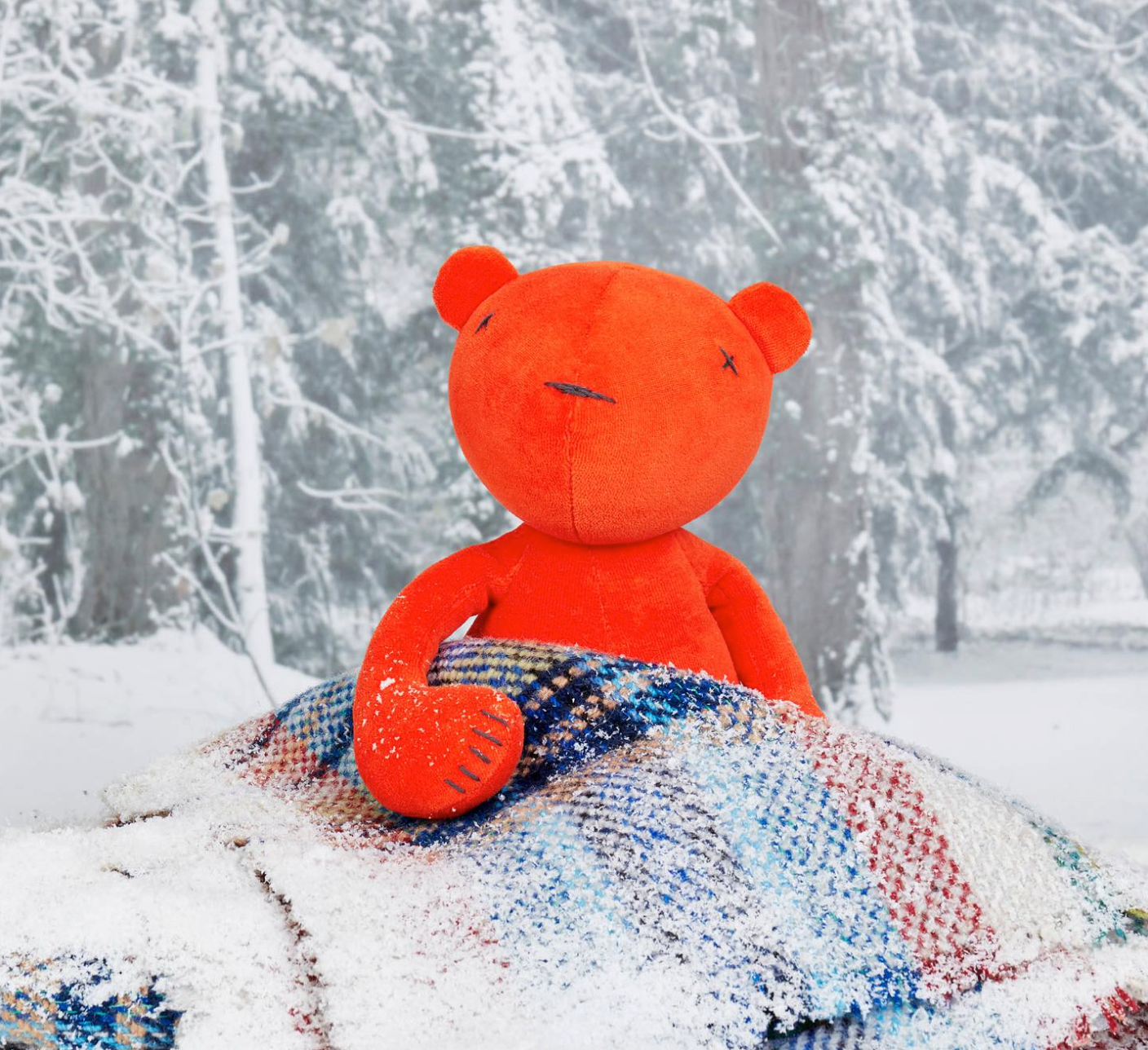 Jermaine The Bear | Large Orange - Oliver Ruffus