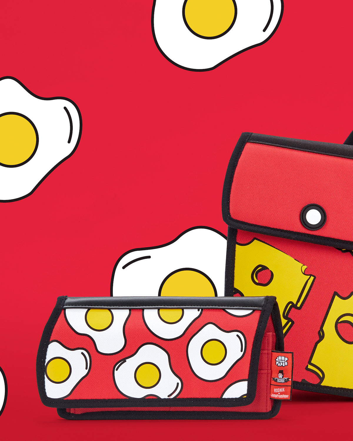 2D Purse POP ART EGG Red