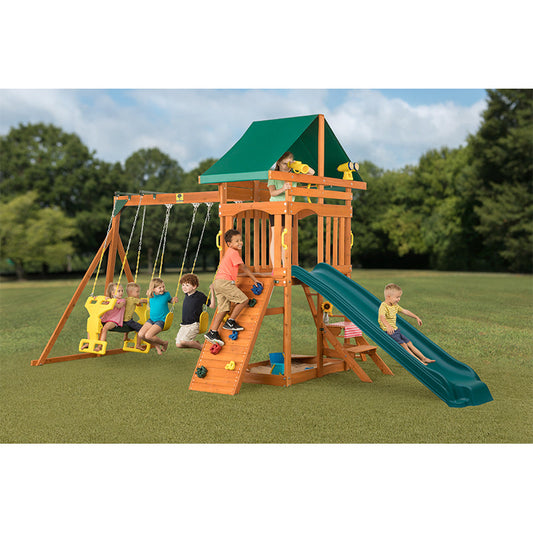 Sky View Wooden Swingset