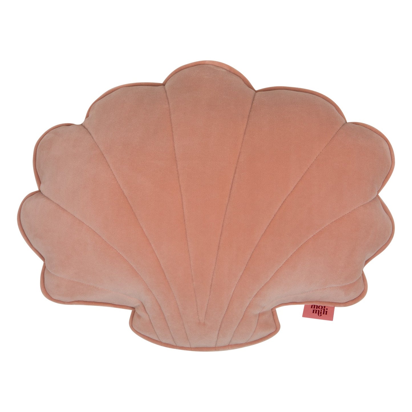 Soft Velvet Apricot Shell Pillow