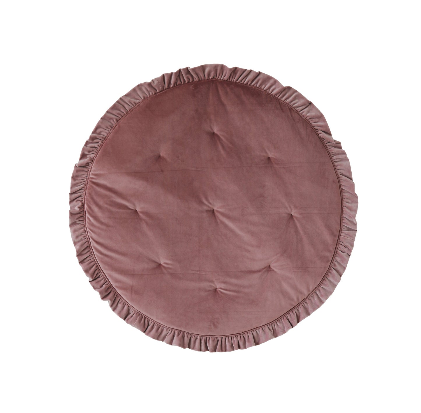 Soft Velvet “Pink” Mat with Frill