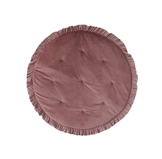 Soft Velvet “Pink” Mat with Frill