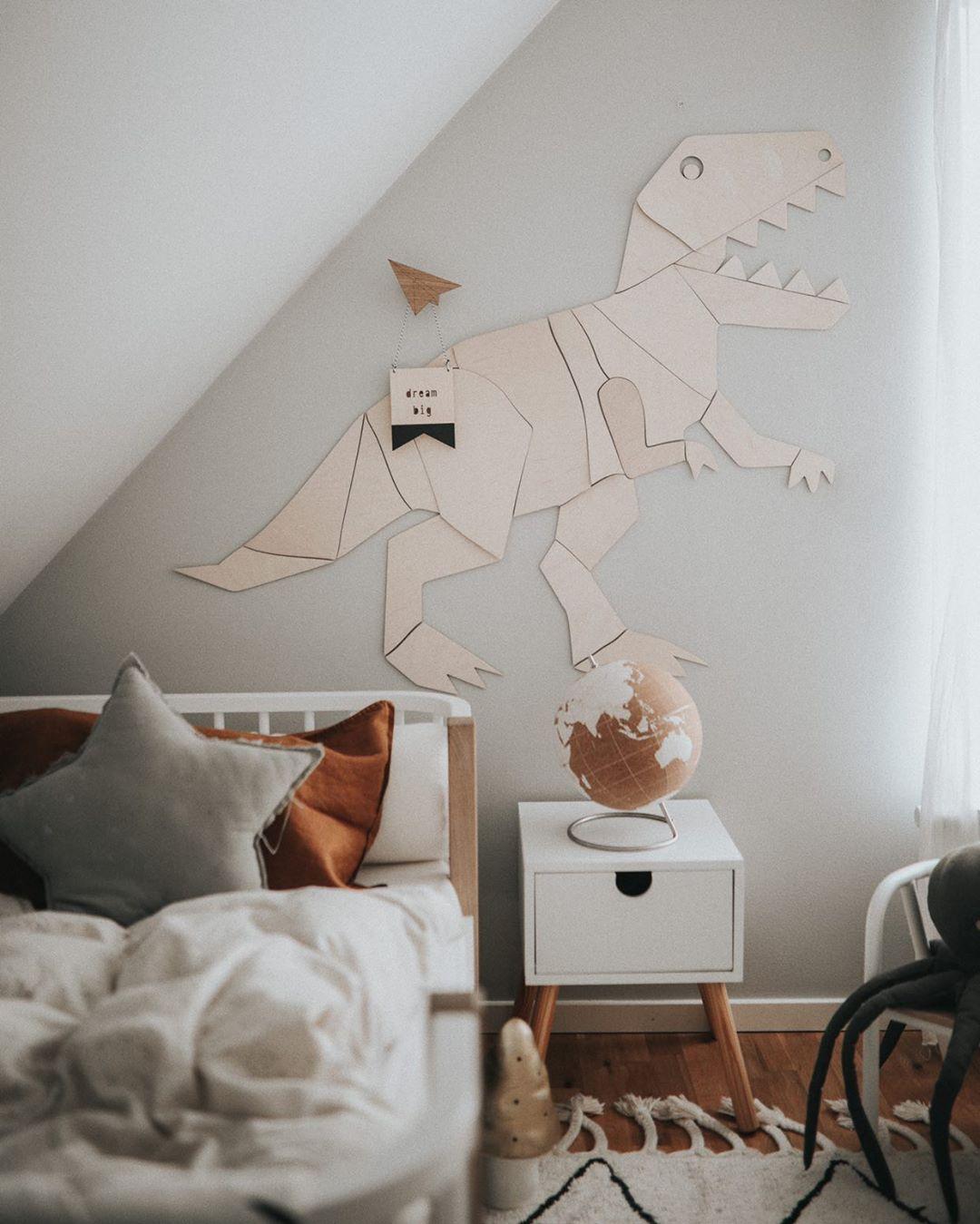 Dino T-Rex Wall Decoration Origami