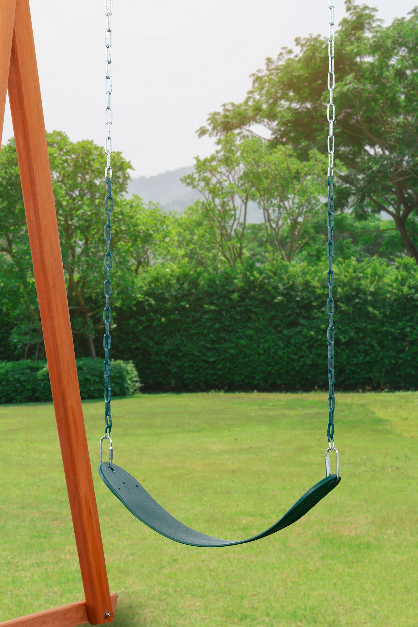 Trailside Wooden Swing Set- Choose from 7 Color Options!