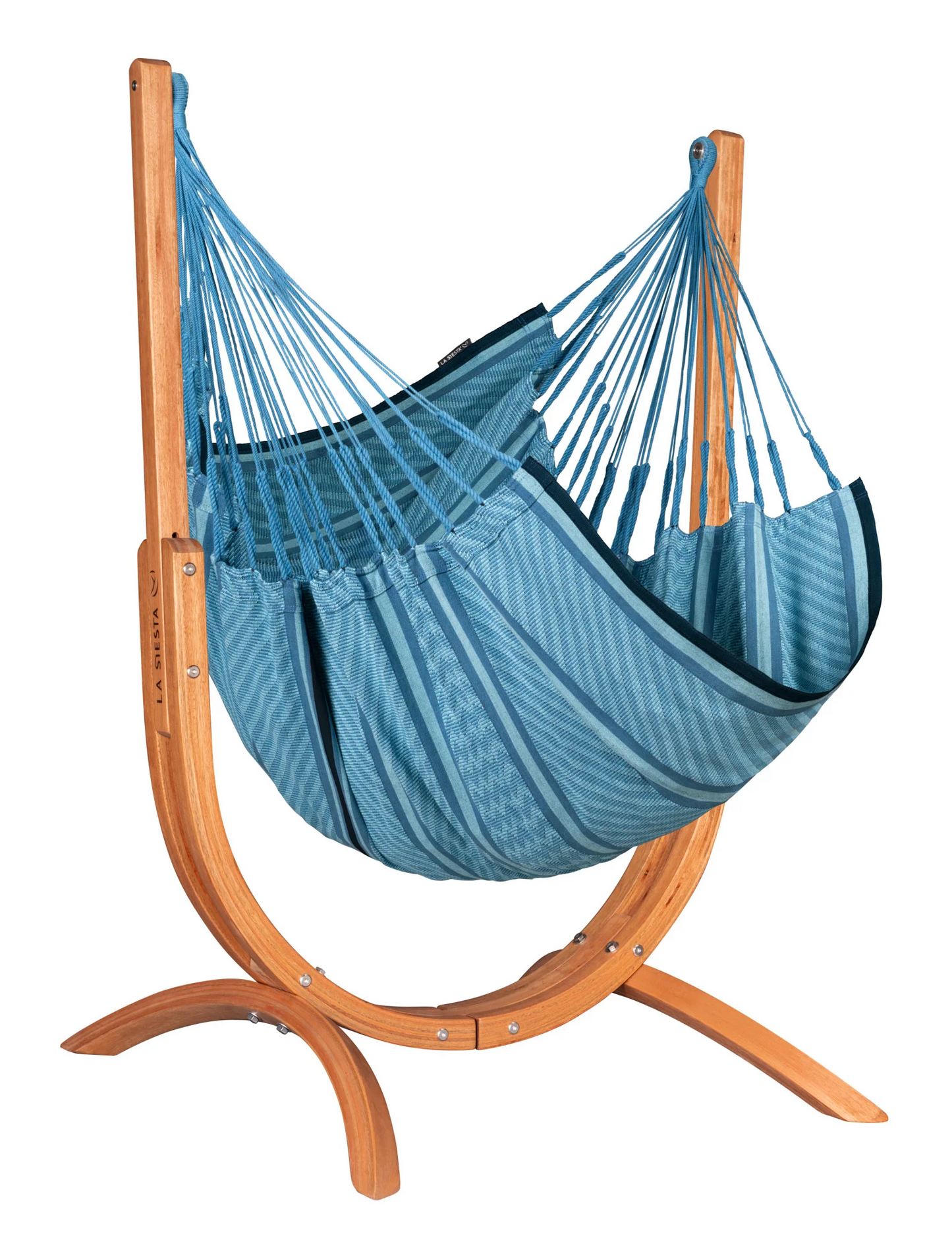 Udine Organic Cotton Hammock Chair with FSC certified Eucalyptus Stand