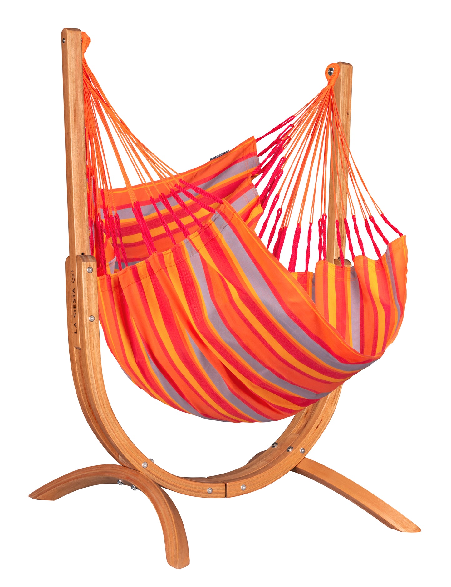 Udine Outdoor Weather-Resistant Hammock Chair with FSC® certified Eucalyptus Stand