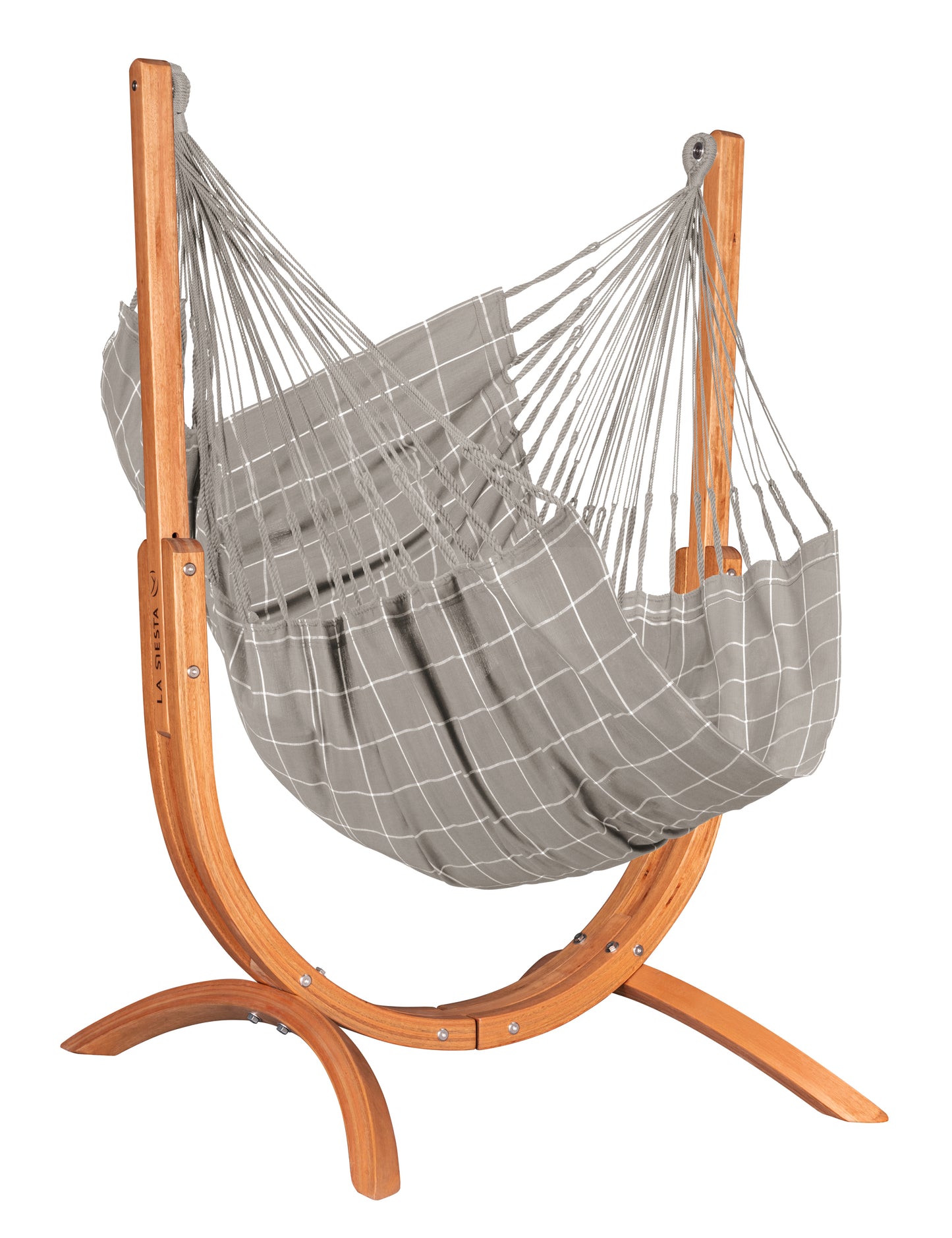 Udine Outdoor Weather-Resistant Hammock Chair with FSC® certified Eucalyptus Stand