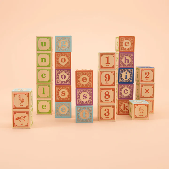 Uncle Goose Classic Lowercase ABC Blocks