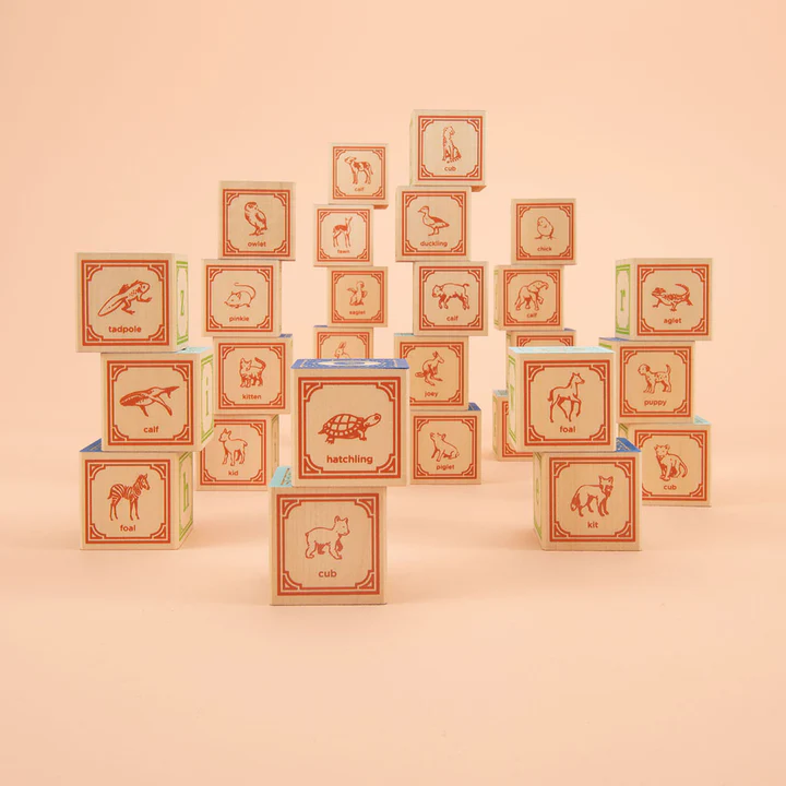Uncle Goose Classic Lowercase ABC Blocks